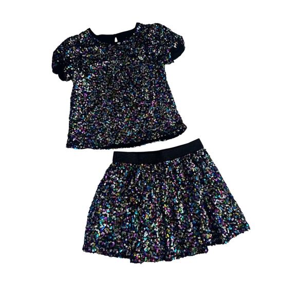 Garanimals Holiday Sequin Top and skirt Set - Multi Color - Picture 2 of 9